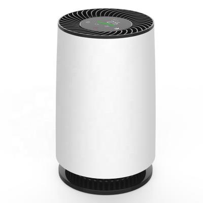 China Newest Desktop Olansi 100CADR Ture Hepa TUYA WIFI UVA pm2.5 UV-C Show Mini Desktop Air Purifier Hepa Filter for sale