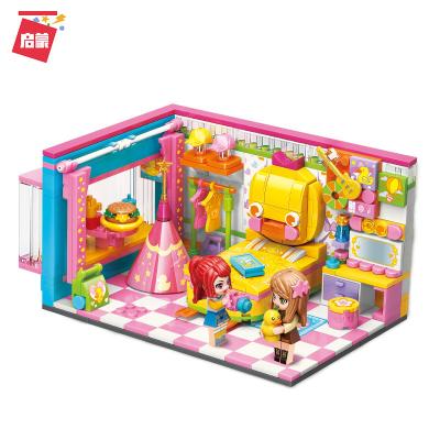 China DIY TOY Enlighten 31013 Shirley Series Sweetheart Duck Themed Model Girl Building Blocks Dollhouse for sale