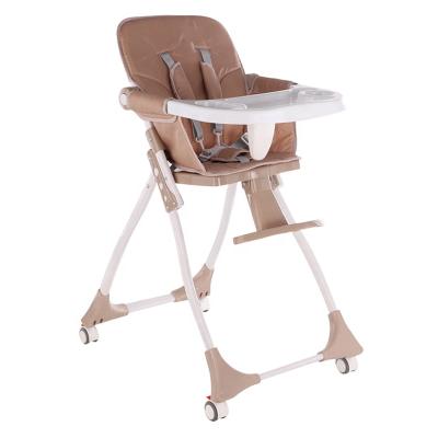 China Foldable adjustable height dining chair with detachable wheels for children. for sale