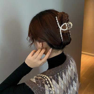 China 2021 Fashion Metal Bead Women Hair Accessories Headwear Hairpins Hairpins Crab Crab Ornaments for sale