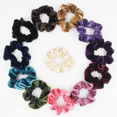 China Popular Hair Accessories Elastic Hair Bands Hair Ties Ropes Velvet Scrunchies for Women or Girls for sale