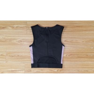 China Antibacterial Women's Exercise Breathable Sweat-absorbent Gym Sports Halter Running Vest Suitable For Summer for sale