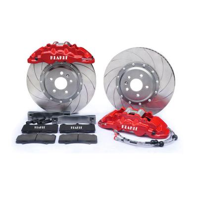 China Auto Aviation Alloy KLAKLE Aluminum Car Modified Brake Caliber 8520 390*36MM Drilled With Slotted Brake Disc Kit For Tesla Model 3 for sale