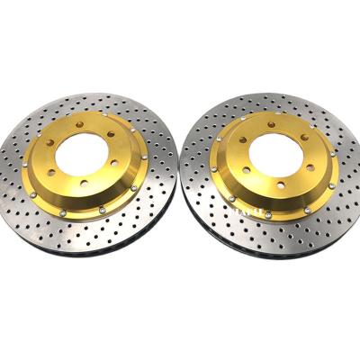 China Car Refitting Brake KLAKLE Upgrade Rear Brake Disc 330*28MM 75MM PCD 5*120 Disc Center Bell For BMW E46 M3 for sale