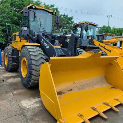 China 5 Tons XCMGZL50GN Used Compact Wheel Loader Rated Load Capacity 5500kg for sale