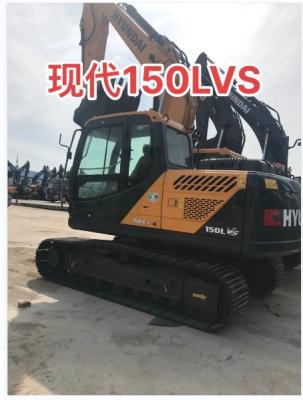 China Bajo precio y excelente calidad que utilizan excavadora HYUNDAI150LVS con capacidad de cubo 0,58m3 peso de la máquina 14000kg en venta