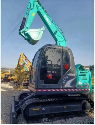 Κίνα Χαμηλός θόρυβος KobelcoSK75 Mini Excavator Δεύτερο χέρι 0,4m3 και 6850kg Βάρος προς πώληση