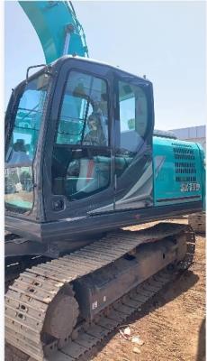 China 13300kg KobelcoSK130 Excavadoras grandes usadas con capacidad de cubo de 0,52m3 en venta