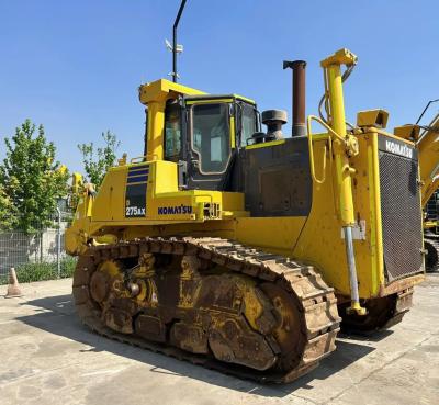 China KOMATSU 275AX Gebrauchtes Crawler Bulldozer 337kw Leistung für Gräben zu verkaufen