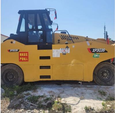 Chine 128kw XCMG XP303S rouleau routier de construction utilisé 15 tonnes Poids de travail à vendre