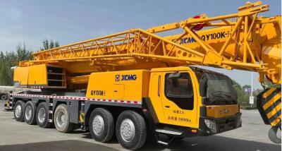 China 100T XCMG QY100K1 Gebrauchtwagenkranich sicherer Betrieb mit U-förmigem Boom zu verkaufen