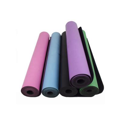 China Hot High Quality Natural Rubber 6Mm Yoga Pilates 4Mm Mat Travel Non-Slip Eco Pu Friendly Yoga Mats for sale