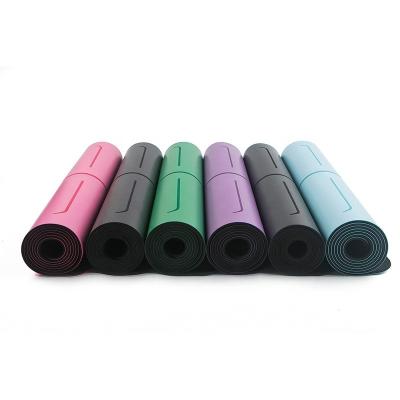 China Hot Friendly Pilates Mat Travel Non-Slip Eco Pu Yoga Mats Natural Rubber Yoga Tapete Manufacturer Yoga Pilates 4.5MM for sale