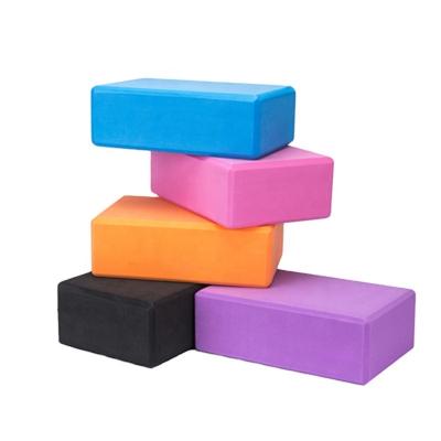 China The bulk foam. Custom Colored Eco-friendly High Density Building Block Set High Density Eco-friendly Waterproof Fitness Gym Exercise Eva Yoga Block Bricks for sale