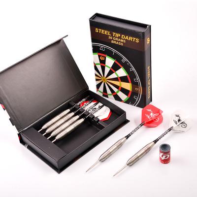 China Durable 6 Pcs Stainless Steel Darts Sets Play Aluminum Shaft Steel Tip for sale