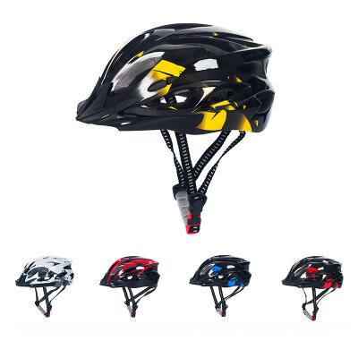 China High Quality Ultralight ABS+PC Road Sports Cycling Helmet Led Lights Teen Adult for sale