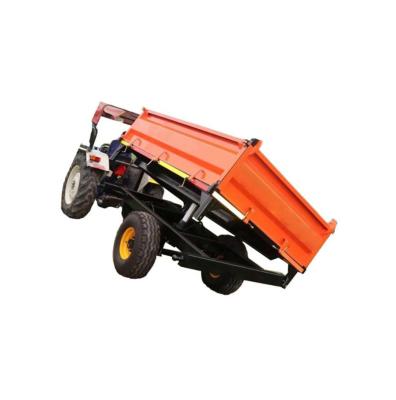 China Other Customized Farm Equipment 2 Wheels Agricultural Hydraulic Tractor Trailer With Low Prices for sale