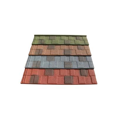 China Industrial Suitable Price Building Materials Metal Colored Stone Coated Roof Tiles for sale