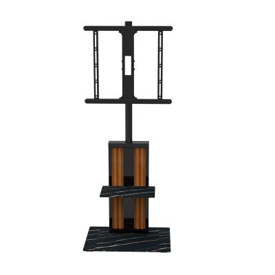 China Heavy Duty Swivel / Wooden / Tempered Glass TV Wall Ceiling Mount Bracket Full Motion for sale