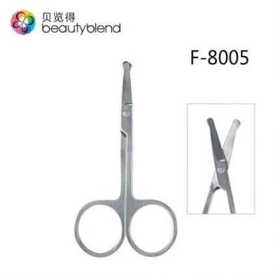 China Thinning Scissors Stainless Steel Material Nose Hair Scissors , Nose Hair Trimmer For Man for sale