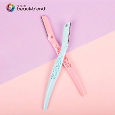 China Wholesale Foldable Eyebrow Knife Promotional Eyebrow Razor For Beauty for sale