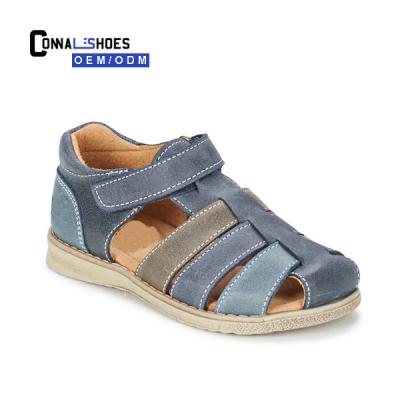 China Connal Breathable 2021 Designer Custom Logo Wholesale RTS Kids Beach Sandals Miami Fancy Kids for sale