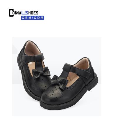 China Connal Breathable New Model Shoes With Bows Stylish New Design Girls Shoes for sale