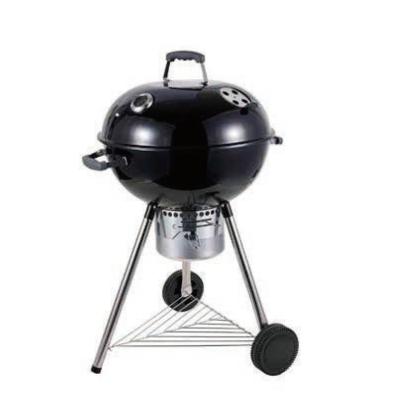 China Rated High Quality BBQ Grill Adjustable Wholesale Touch Size Food Enamel 57cm Kettle Grill for sale