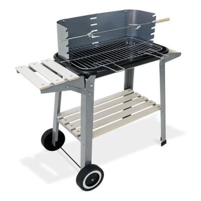 China Easily Assembled Fashion Design Energy Saving Black Double Layer with Storage Affordable Grill for sale