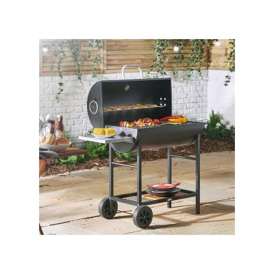 China Adjustable Height Customized Portable Single Garden Grill Large Size Grill With Side Table for sale