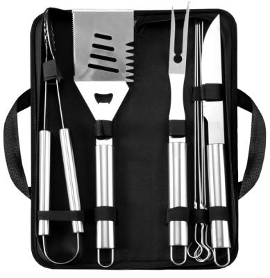 China Wholesale 8pcs Size Adjustable BBQ Tool Kit BBQ Utensils Accessories With Carry Bag for sale