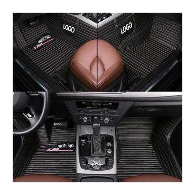 China Custom Luxury Car Mats Luxury Custom Car Mats Double Layer Good Quality Mats Set for sale