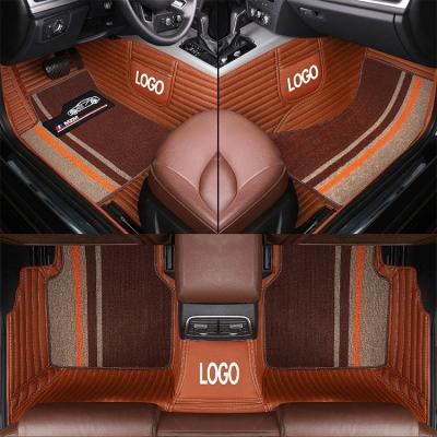 China Premium Quality PVC Car Kick Mats Customized Good Quality Non Slip Luxury Car Kick Mats for sale