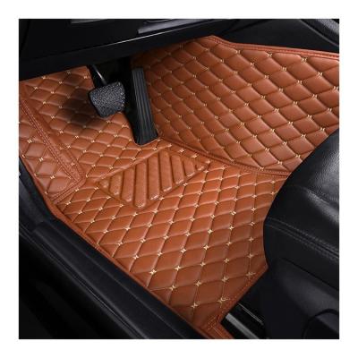 China Car Floor Mats Interior Car Accessories High Quality Luxury Leather for Diamond Car Mats Special Carpet for sale