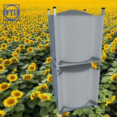 China Liquid Steel Flexible Food Tank For Liquid Fertilizers Storage And Transportation 1000l IBC for sale