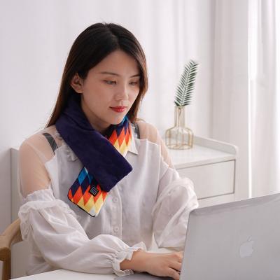 China Original Smart Shoulder Neck Scarf Heater Wrap Passionate Neck Pain Relief Neck And Winter Warmer Wholesale Portable Usb Rechargeable Massage Scarf for sale