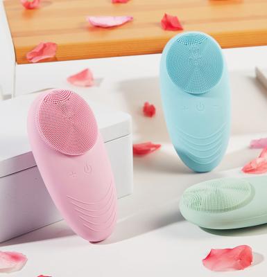 China High Quality Sonic Silicone Facial Cleansing Brush Acne Treatment Face Brush For Deep Cleansing for sale