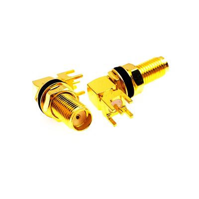 China Durable Coaxial RF Communication Connector SMA-KWE Lengthening Through Wall for sale