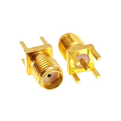 China Communication factory direct SMA-KE rf coaxial SMA coaxial connector for PCB installation for sale