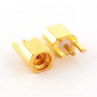 China High Performance RF Communication Connector MMCX-KEF Solder Plate SMD PCB Fix MMCX-KE Female Earphone Jack for sale