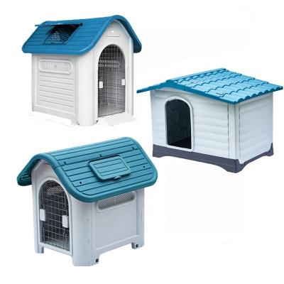 China Stocked A Variety Of Sizes And Types Dog Houses Outdoor Waterproof Removable Plastic Dog Rooms Rainproof Pet House for sale