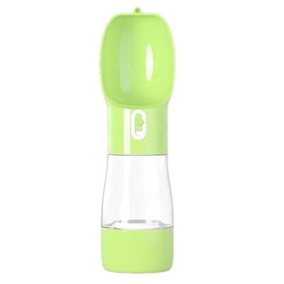 China Multifunctional Portable Drinking Water Bottle Dog Travel Viable Pet Water Bottle Outdoor Food Bowl for sale