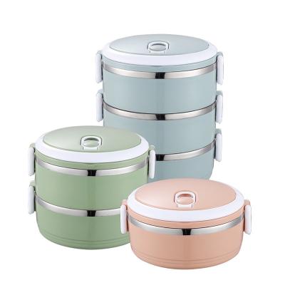 China 304 Stainless Freshness Keeping and Hot Plastic Lunch Box Bentos, Food Storage Containers for Adults and Kids for sale