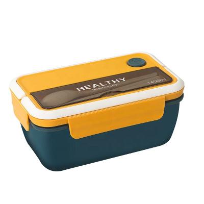 China The 2022 New Heatable Lunch Boxes With Cutlery Students And Office Workers Can Microwave Their Lunch Boxes And Compartments Their Lunch Boxes for sale