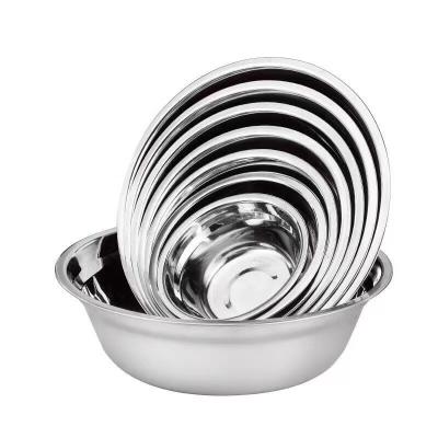 China Cheap Viable Best Selling All Size Kitchen Utensils Stainless Steel Sink Soup Basins for sale