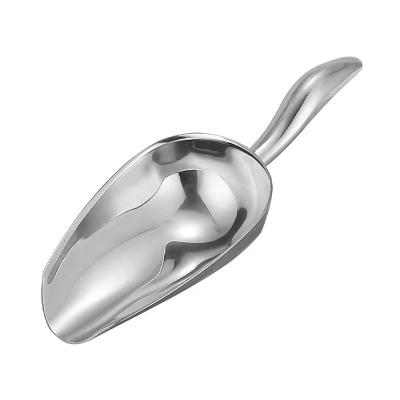 China Sustainable wholesale shovel rice in supermarket po. thick stainless steel bars flour ice 9 to 13 ice serving scoop for sale