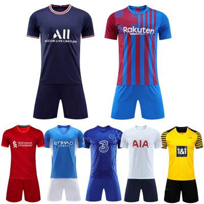 China Sets Customized Your Name Number Soccer Jersey Thailand Soccer Shirts Wholesale 2022 New 2021 Jersey for sale