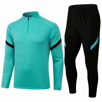 China Best Quality Mens Soccer Tracksuit Best Full Zipper Training Club Football Tracksuits Sets Wholesale Cheap Football Jacket for sale