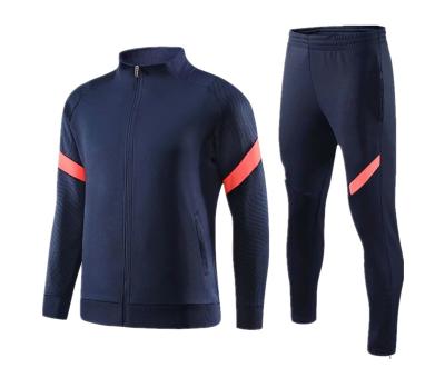 China OEM Breathable Soccer Team Players Training Track Suits Men's Quick Dry Zipper Custom Sports Jogging Sweatsuits for sale