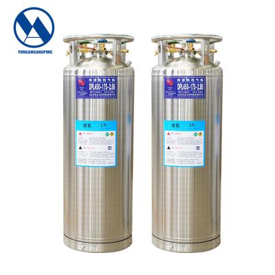 China New Arrival 175L 195L 210L Industrial Liquid Oxygen Cylinder Dewar Durable Cryogenic Storage Tank for sale